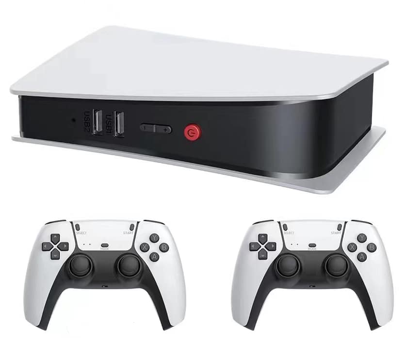 Κονσόλα βιντεοπαιχνιδιών M5 Πρόγραμμα αναπαραγωγής παιχνιδιών 2.4G Ασύρματο χειριστήριο 4K HD TV 20000+ Κλασικά παιχνίδια