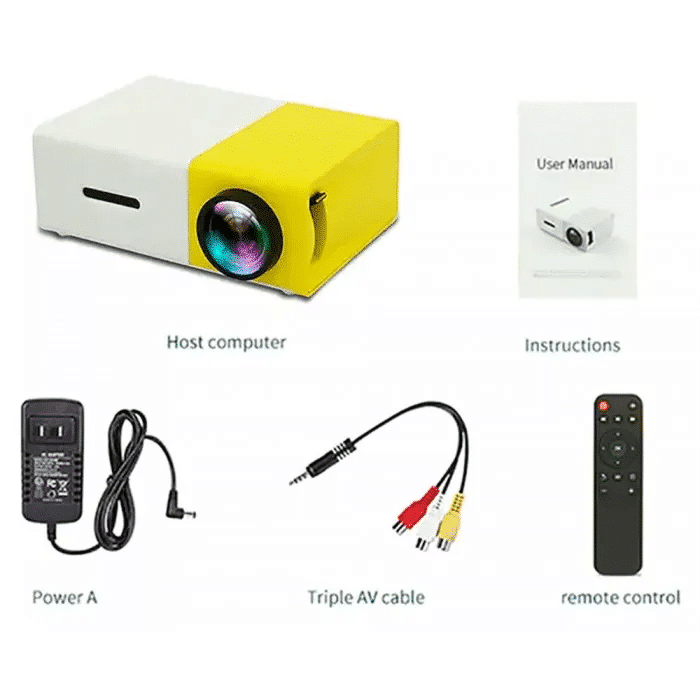 Φορητός προτζέκτορας τσέπης 1080P - Εικόνα 3