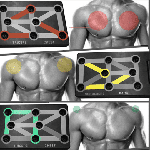Σανίδα πλήρους εκγύμνασης σώματος pushup training system - Εικόνα 3