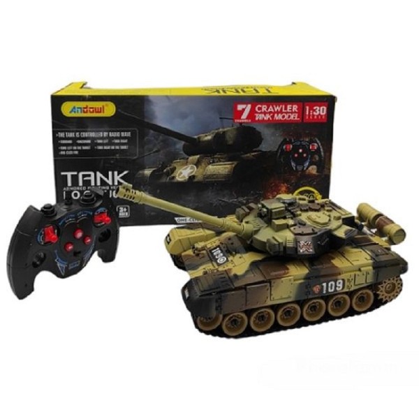 Άρμα μάχης με φώτα, ηχητικά εφέ και τηλεχειριστήριο - Εικόνα 2