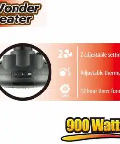 Alternative view of Θερμο-κεραμική ΕΞΥΠΝΗ ΣΟΜΠΑ 900 watt