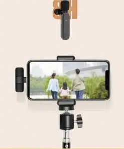 Alternative view of 2.4G Dual Channels Ασύρματο Μικρόφωνο για Κινητό Τηλέφωνο iPhone (2 Τεμάχια)