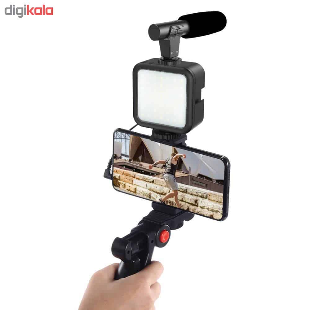 Τρίποδο Κινητού Κάμερα με Φωτισμό Led & Μικρόφωνο - Εικόνα 4