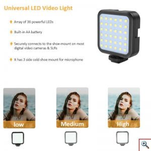 Τρίποδο Κινητού Κάμερα με Φωτισμό Led & Μικρόφωνο - Εικόνα 7