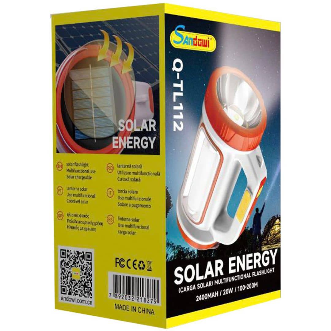 Επαναφορτιζόμενος Προβολέας Χειρός LED - Εικόνα 2