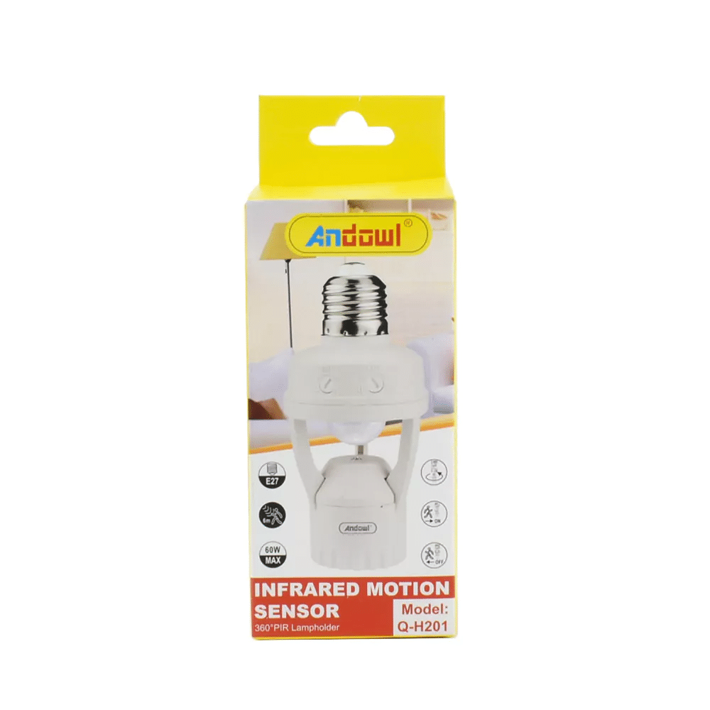 Ντουί Λάμπας LED E27 60W με Αισθητήρα Κίνησης - Εικόνα 3