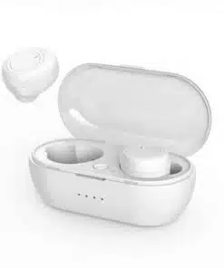 ακουστικά bluetooth ezra tws06 με βάση φόρτισης και μικρόφωνο