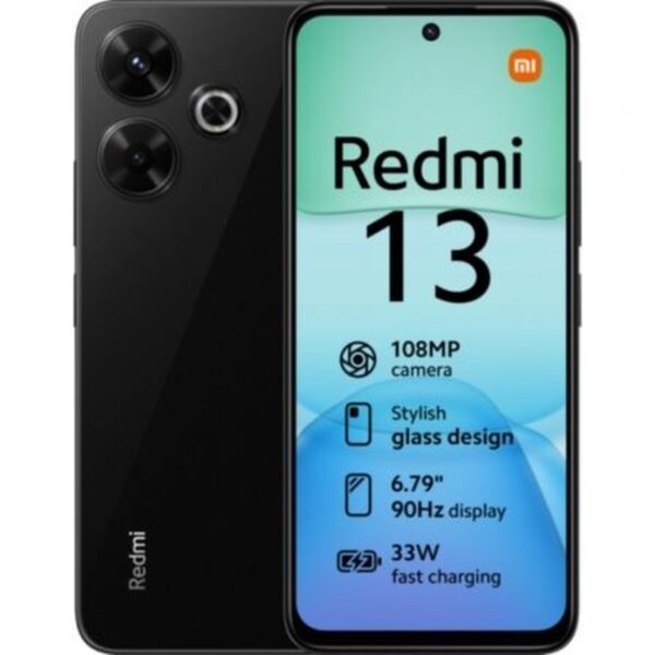 Smartphone Xiaomi Redmi 13 6.79" 6 GB RAM 128 GB Black