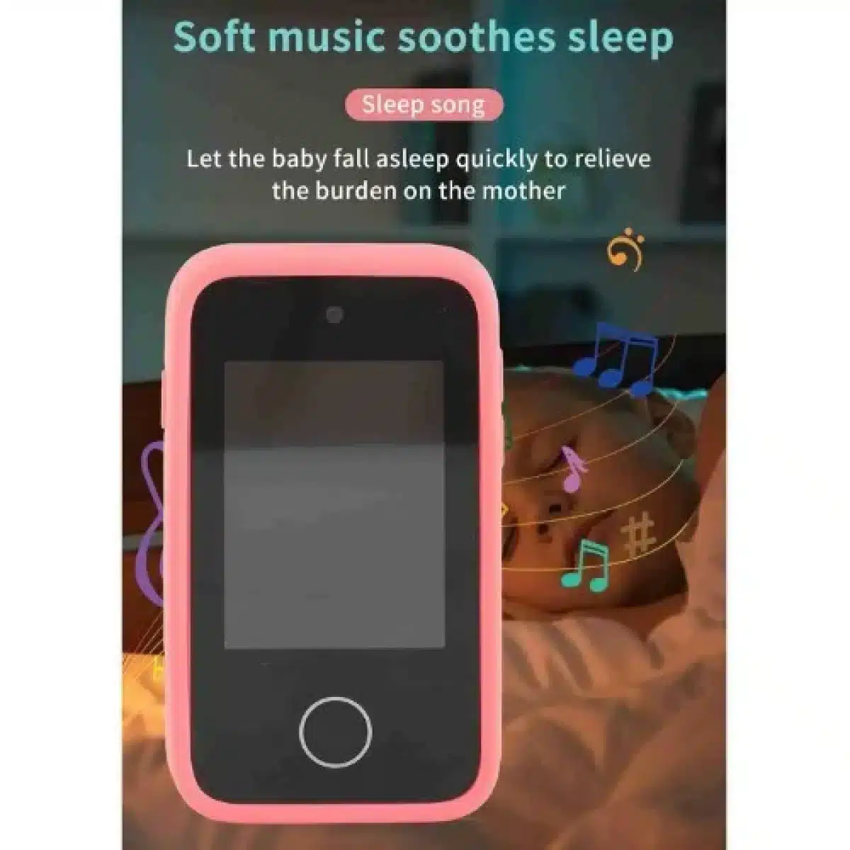 Μίνι Παιδικό SmartPhone 2,8” με διπλή κάμερα 48MP 1080P MP3 Player Andowl P40 Ροζ - Εικόνα 4