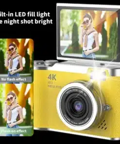 Η Κάμερα που Ξαναζωντανεύει τη Στιγμή – 4K Βίντεο & 48MP Φωτογραφίες σε Περιστρεφόμενη Οθόνη fotografiki michani ccd 4k me othoni anaklinomeni kai analysi 48mp andowl no c13 1